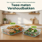 Mealprepbakjes Glas 10 stuks