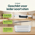 Mealprepbakjes Glas 10 stuks