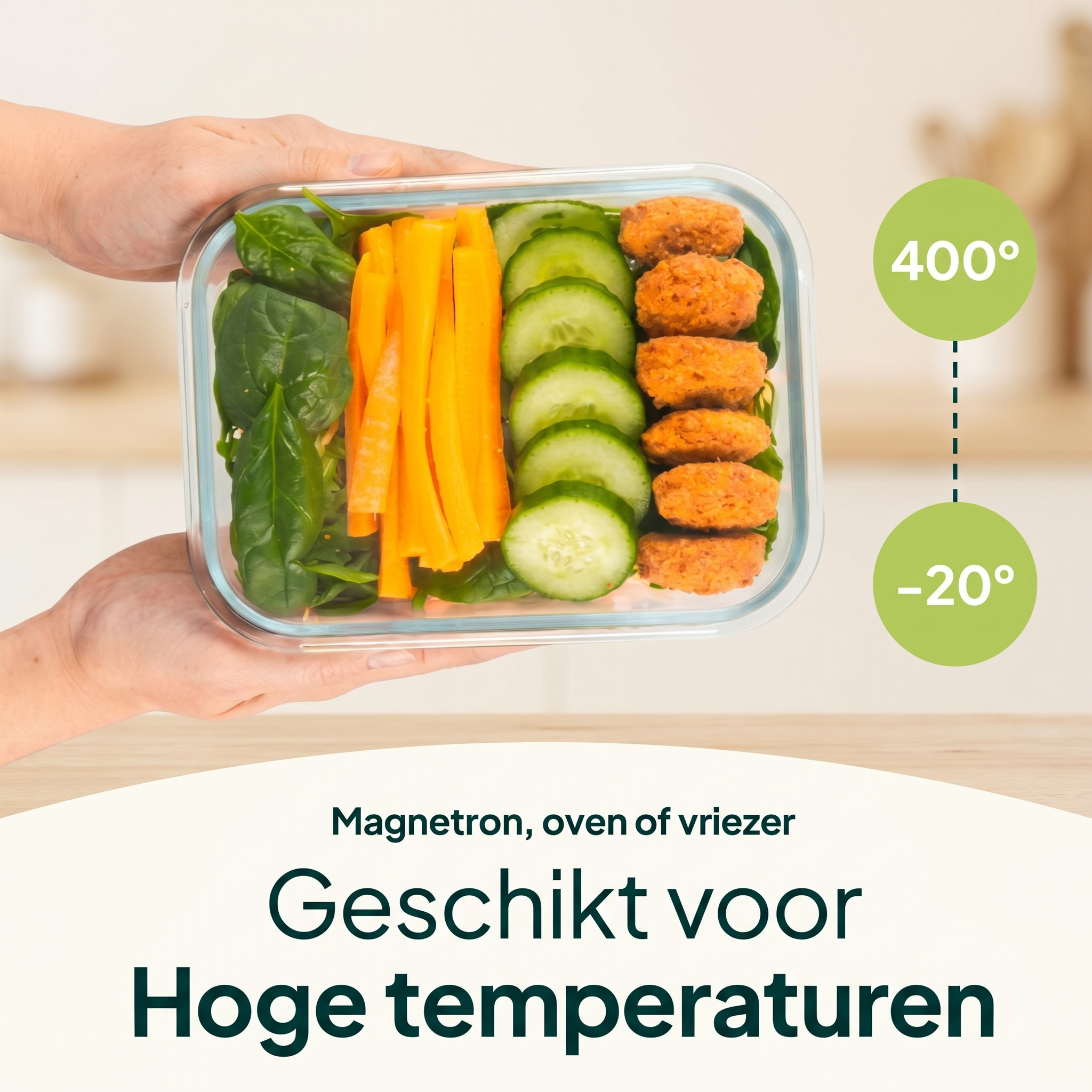 Mealprepbakjes Glas 10 stuks