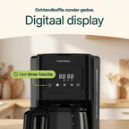 Koffiezetapparaat 1.8L met display en timer