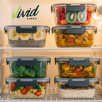 Mealprepbakjes Glas 10 stuks