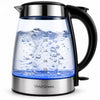 Vivid Green Glazen Waterkoker met LED-verlichting