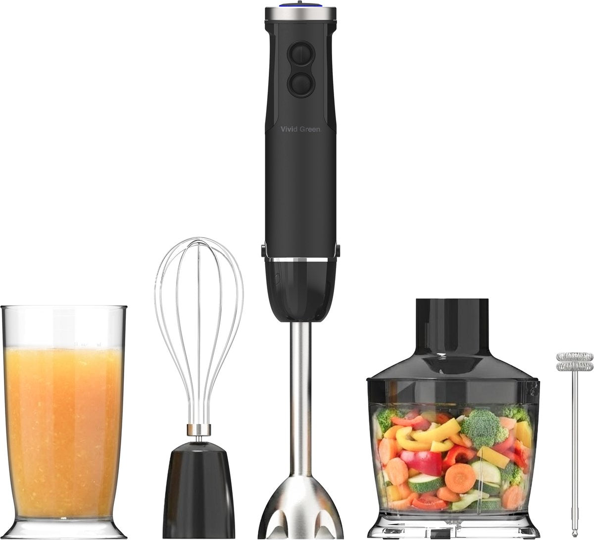 Vivid Green Staafmixer 5-in-1 Set
