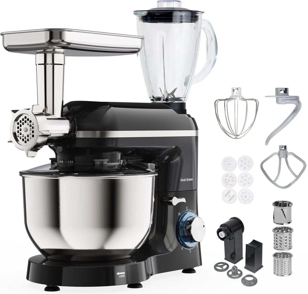 Vivid Green Keukenmachine Multifunctioneel
