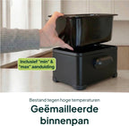 Vivid Green Frituurpan 3 Liter Zwart