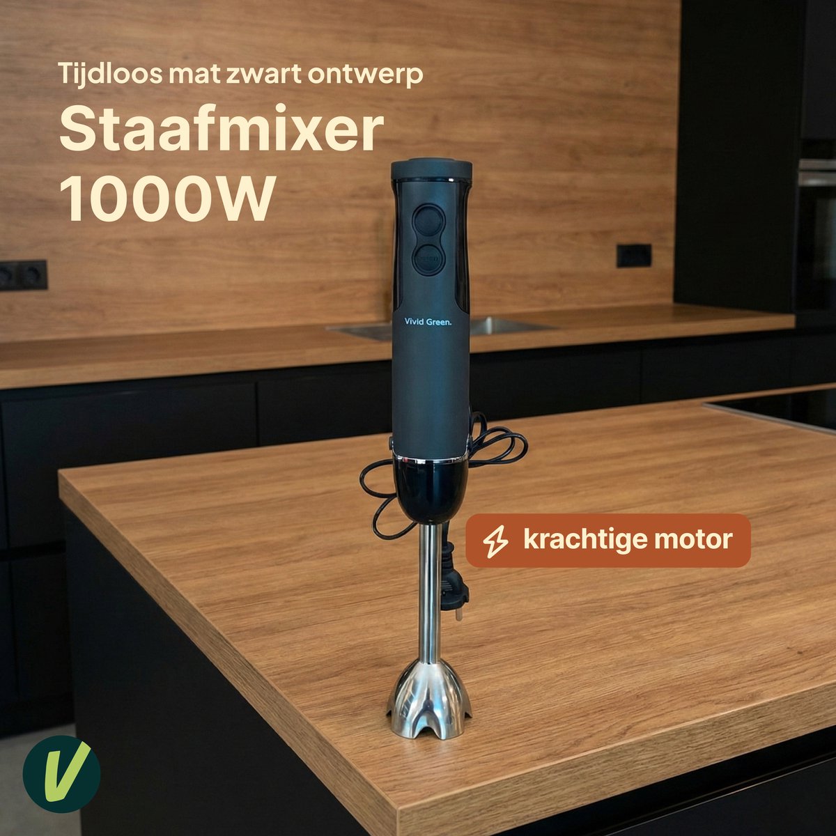 Vivid Green Staafmixer 5-in-1 Set