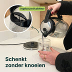Vivid Green Glazen Waterkoker met LED-verlichting
