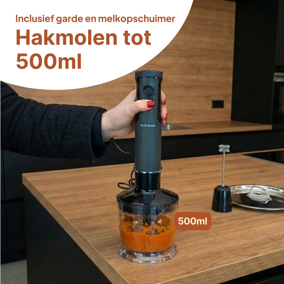 Vivid Green Staafmixer 5-in-1 Set