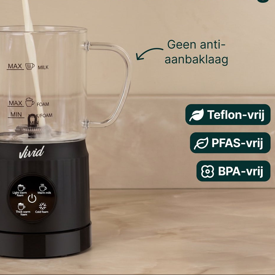 PFAS-vrije glazen melkkan voor dagelijks gebruik