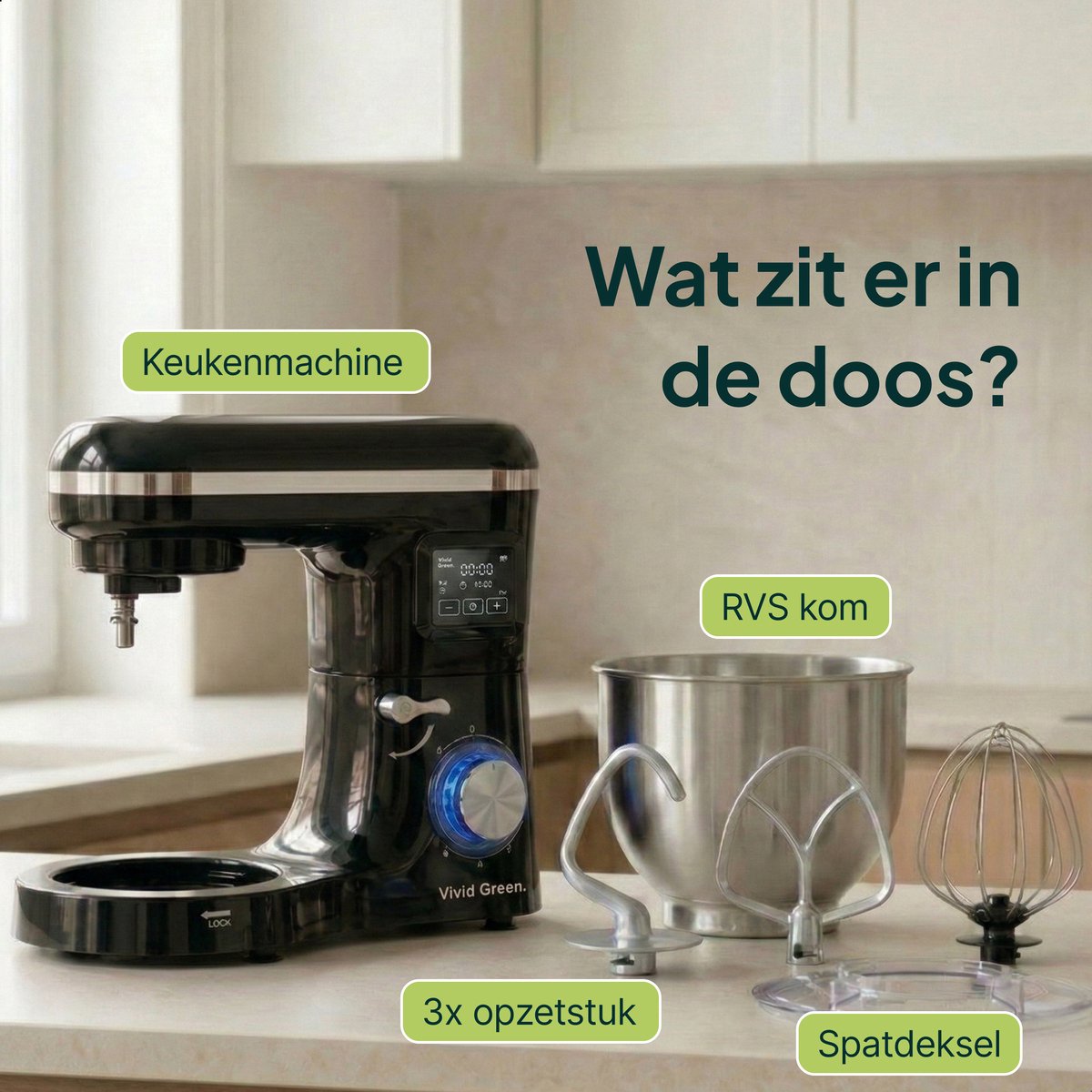Keukenmachine met Display