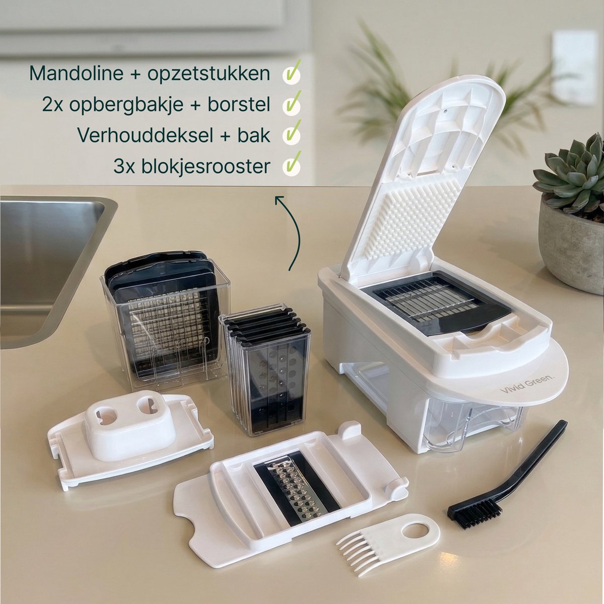 Groentesnijder deluxe