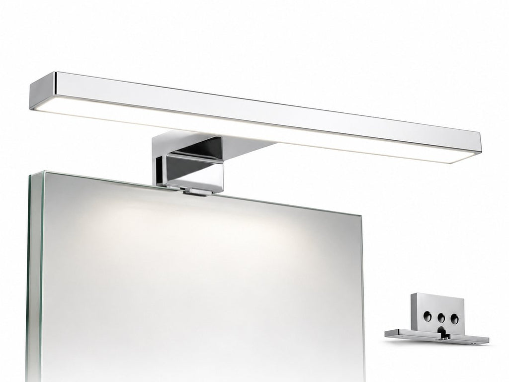 Vivid Green spiegellamp badkamer - Spiegelverlichting - Lamp - 30CM - IP44 - 4000K - Chroom