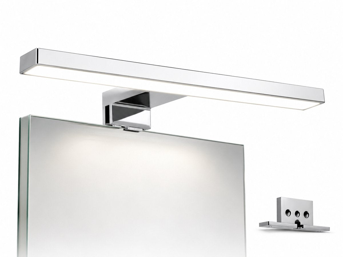 Vivid Green spiegellamp badkamer - Spiegelverlichting - Lamp - 30CM - IP44 - 4000K - Chroom
