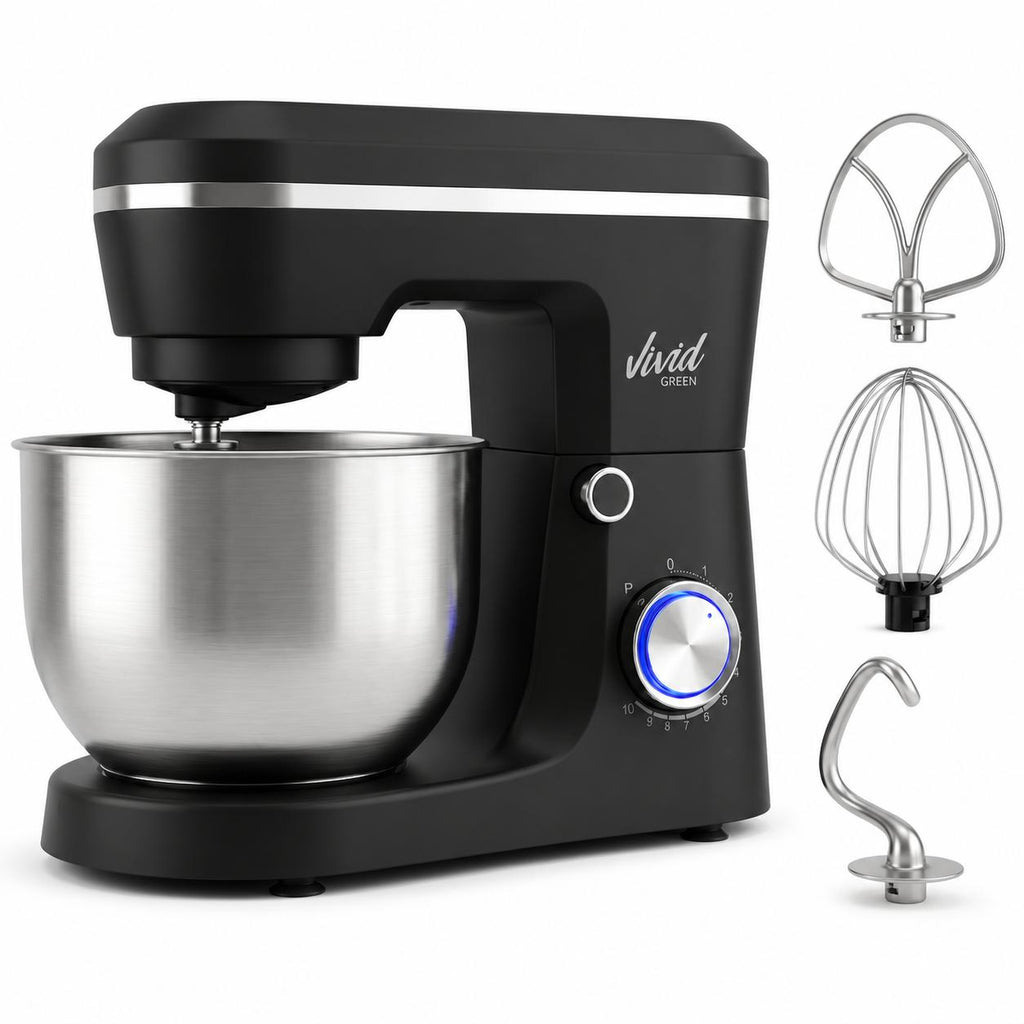 Vivid Green Keukenmachine 1500W - 3.8L Mengkom