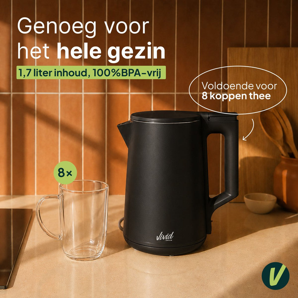 Vivid Green 2200W Waterkoker