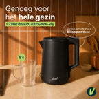Vivid Green 2200W Waterkoker - Zwart