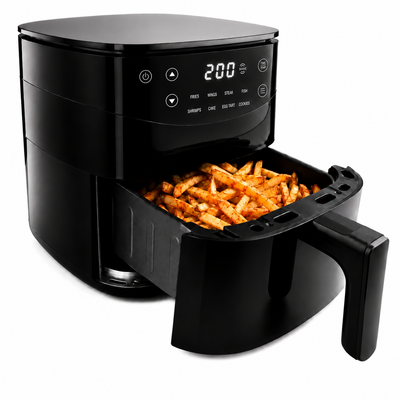 Vivid Green Airfryer met Display 3L