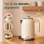 Vivid Green Luxe Waterkoker Retro Design