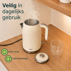 Vivid Green Luxe Waterkoker Retro Design