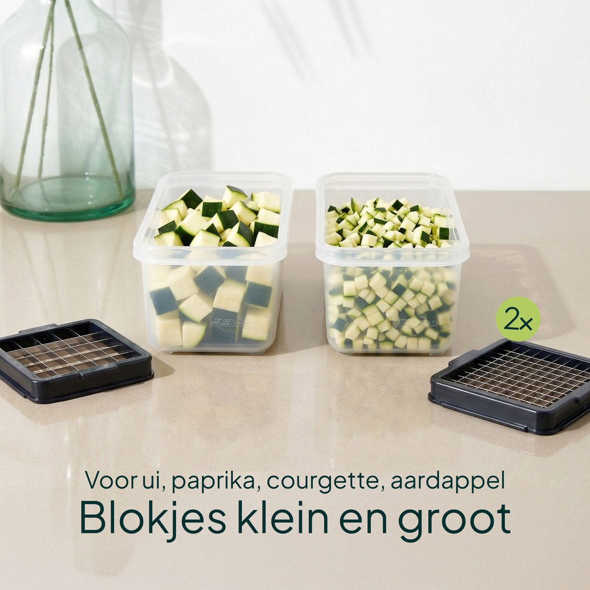 Vivid Green Groentesnijder Multifunctioneel