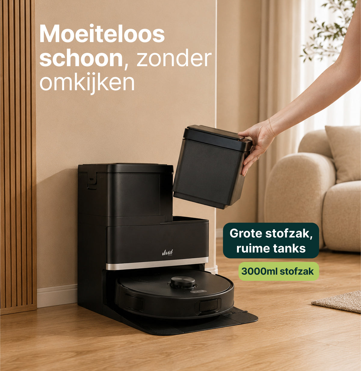 Robotstofzuiger met Dweilfunctie