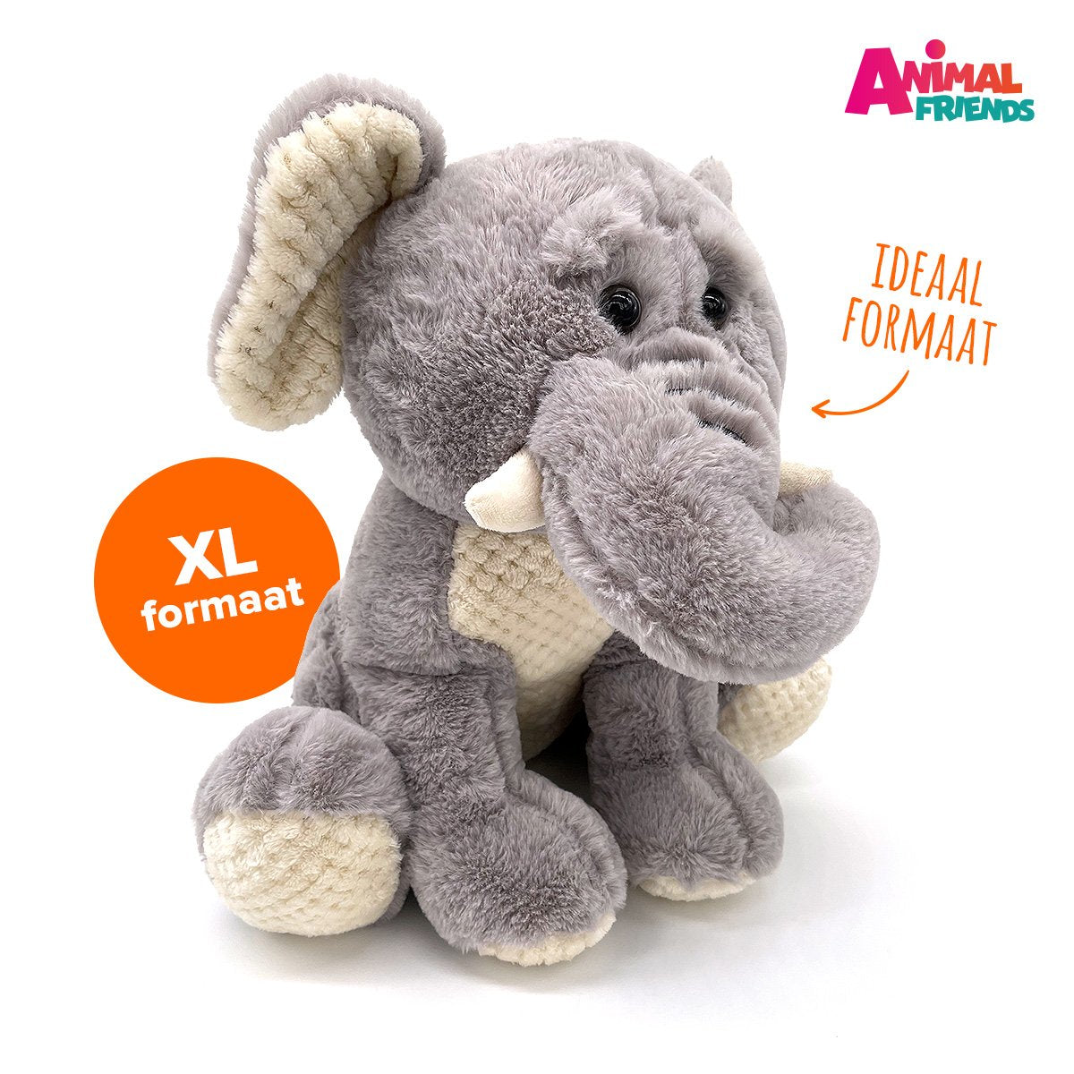 ANIMAL FRIENDS knuffel olifant Lis - Extra zacht en groot - 45cm