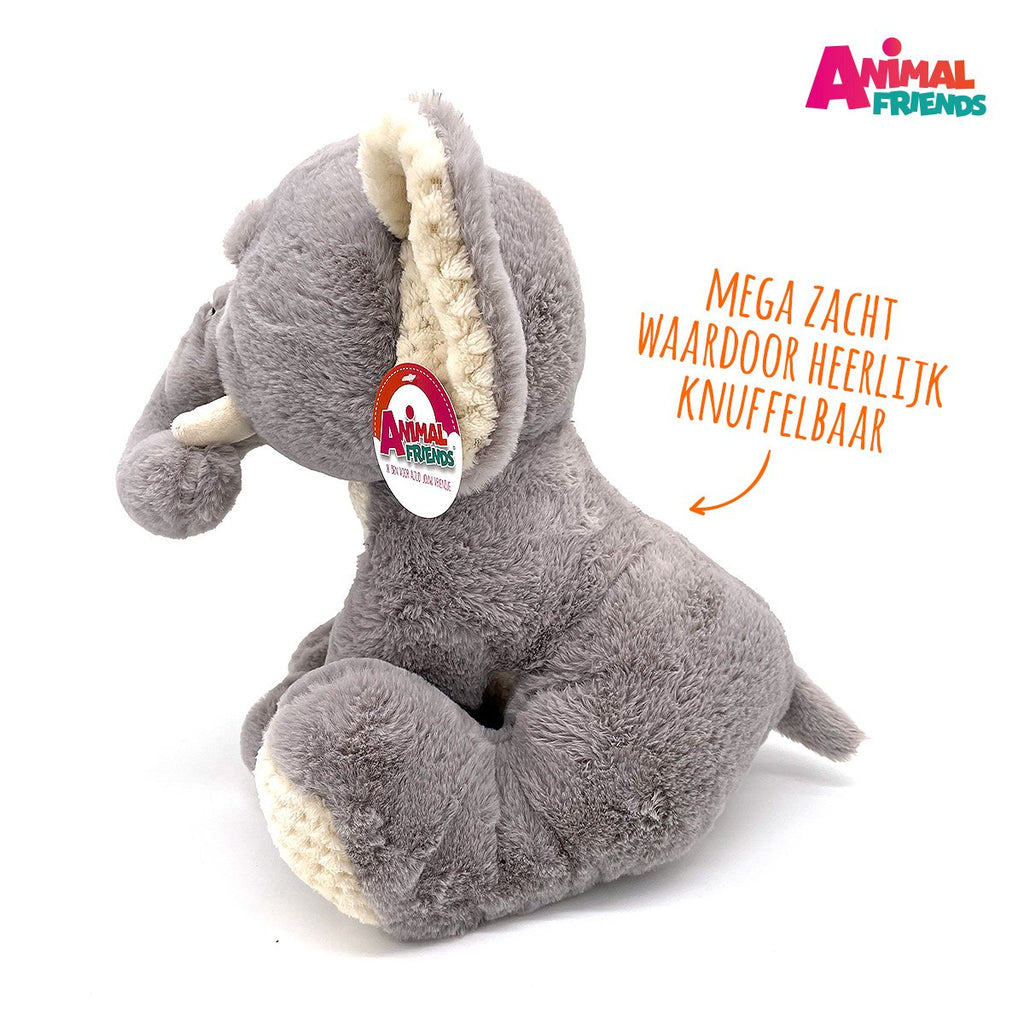ANIMAL FRIENDS knuffel olifant Lis - Extra zacht en groot - 45cm