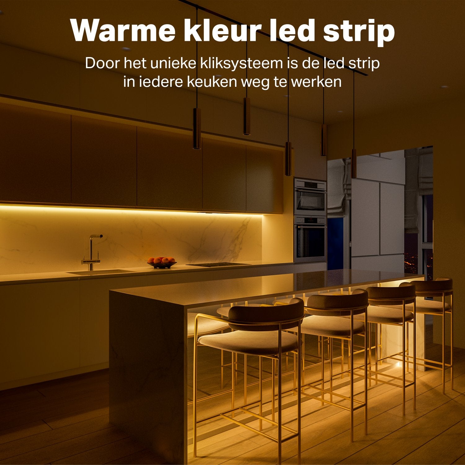 Vivid Green®  Led strip 3M - Afstandsbediening - Lichtslinger Keukenverlichting op Maat Verstelbaar - Onderbouw Led - Binnenverlichting