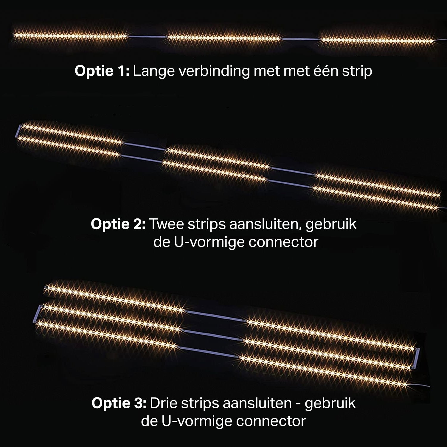 Vivid Green®  Led strip 3M - Afstandsbediening - Lichtslinger Keukenverlichting op Maat Verstelbaar - Onderbouw Led - Binnenverlichting