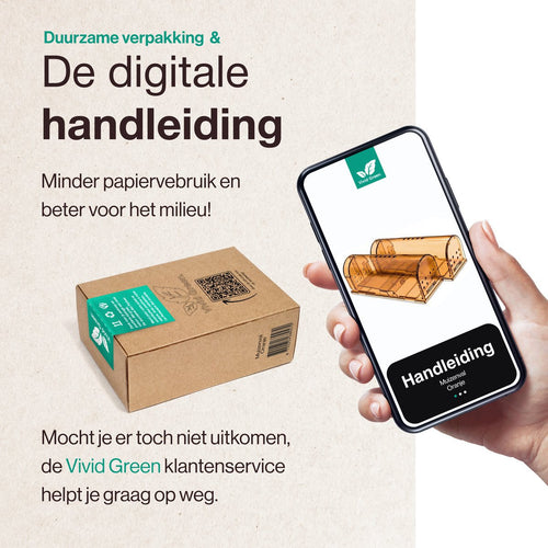 2-Pack Diervriendelijke muizenval voor binnen & buiten - Muizenvallen - Muizenverjager - Mouse trap - Oranje