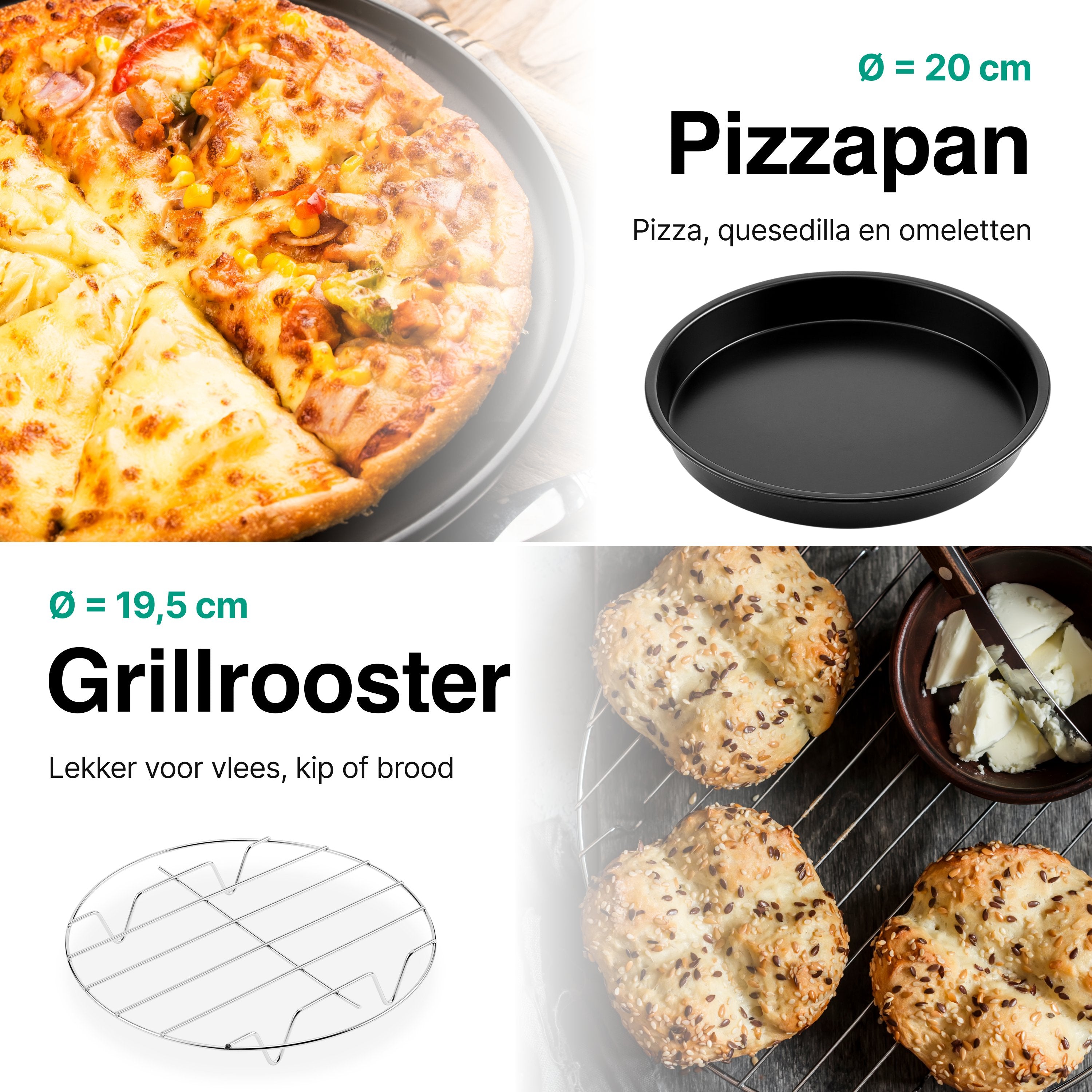 Airfryer Accessoires 8-delige set