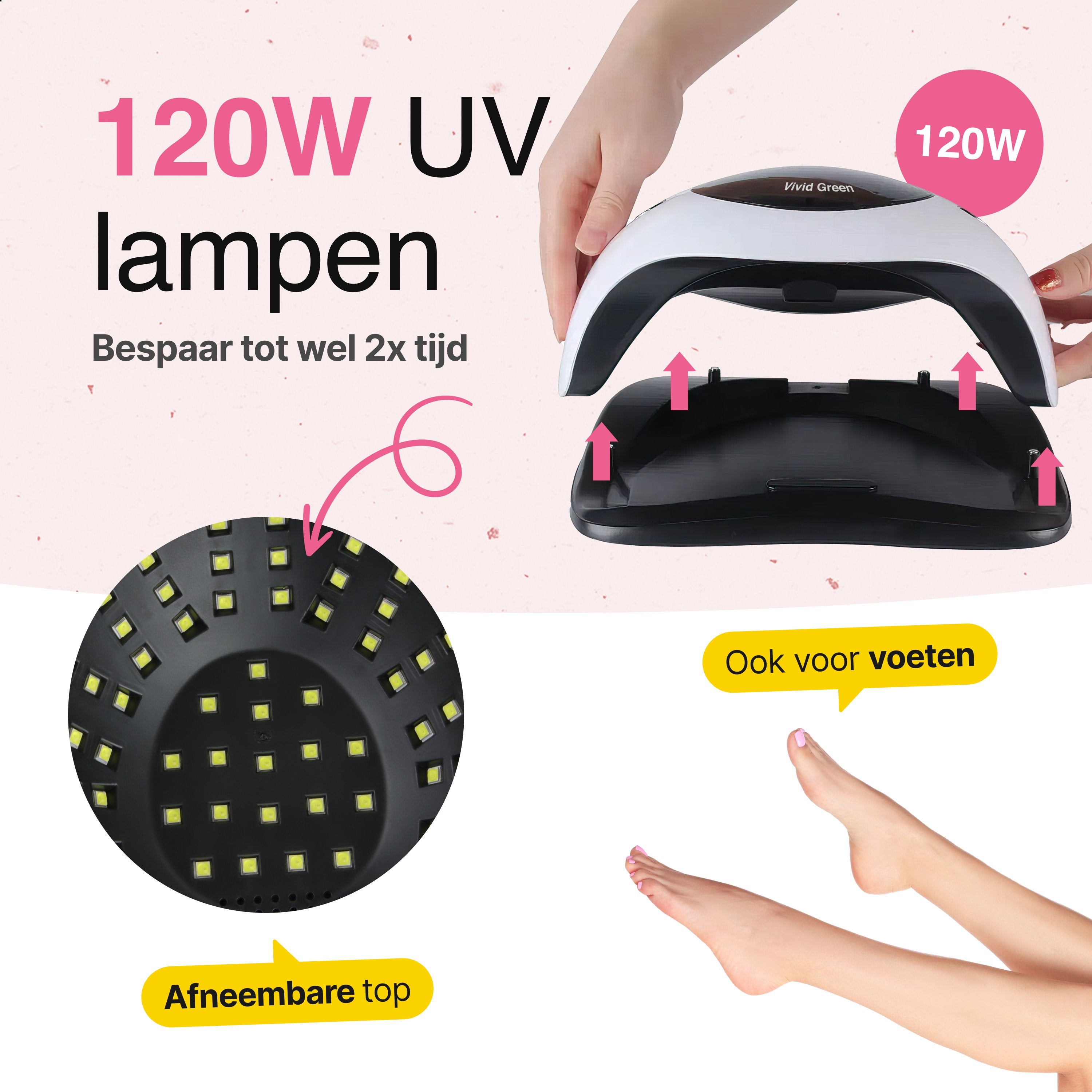 UV Lamp Gelnagels 120W