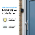 Draadloze Deurbel - IP44 Waterdicht - Met ontvanger - Zwart