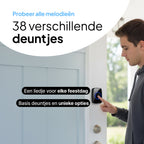 Draadloze Deurbel - IP44 Waterdicht - Met ontvanger - Zwart