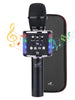 Karaoke microfoon Inc. opbergcase Voor kinderen en Volwassenen - Met Speaker - Draadloos - Set - Zwart - Vivid Green