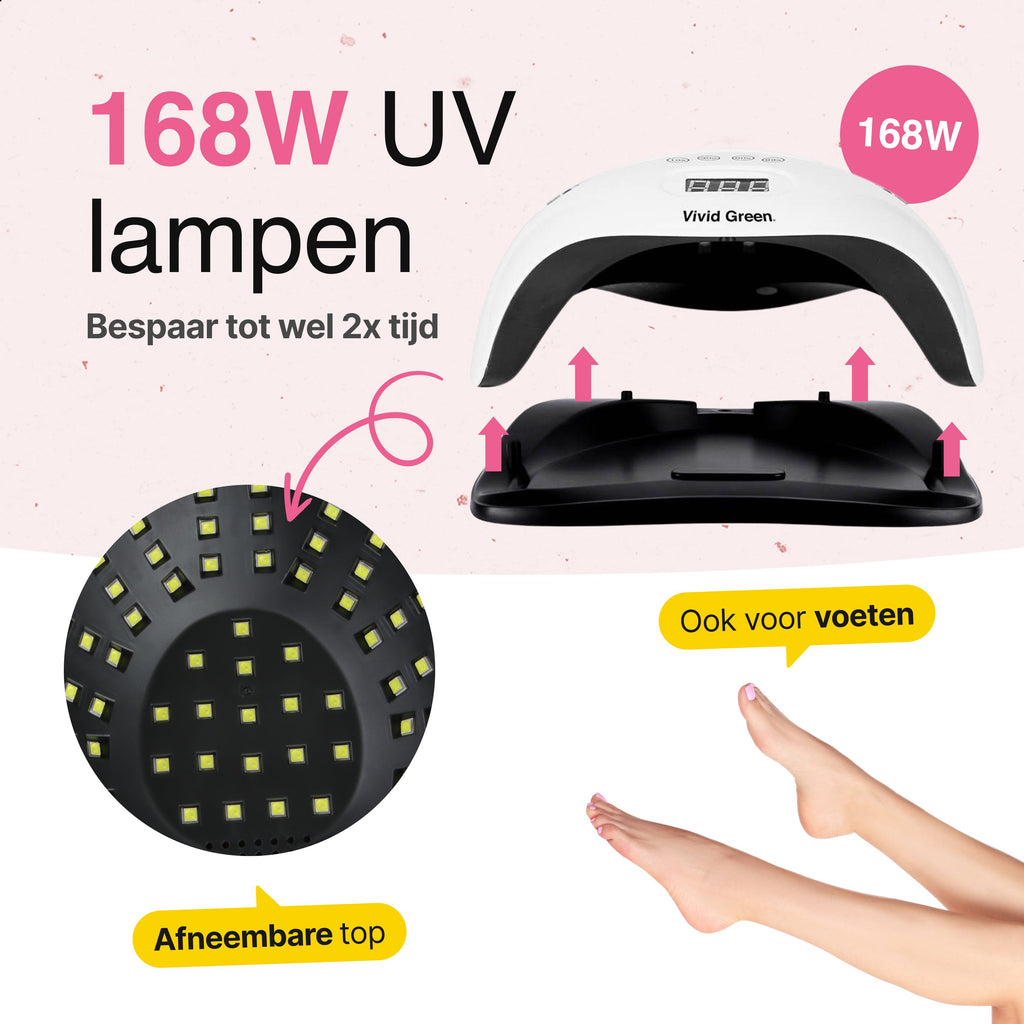 UV Lamp Gelnagels 168W