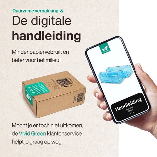 2-Pack Diervriendelijke muizenval voor binnen & buiten - Muizenvallen - Muizenverjager - Mouse trap - Blauw