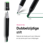 Twinmarkers 80 stuks voor volwassenen - Alcohol Markers