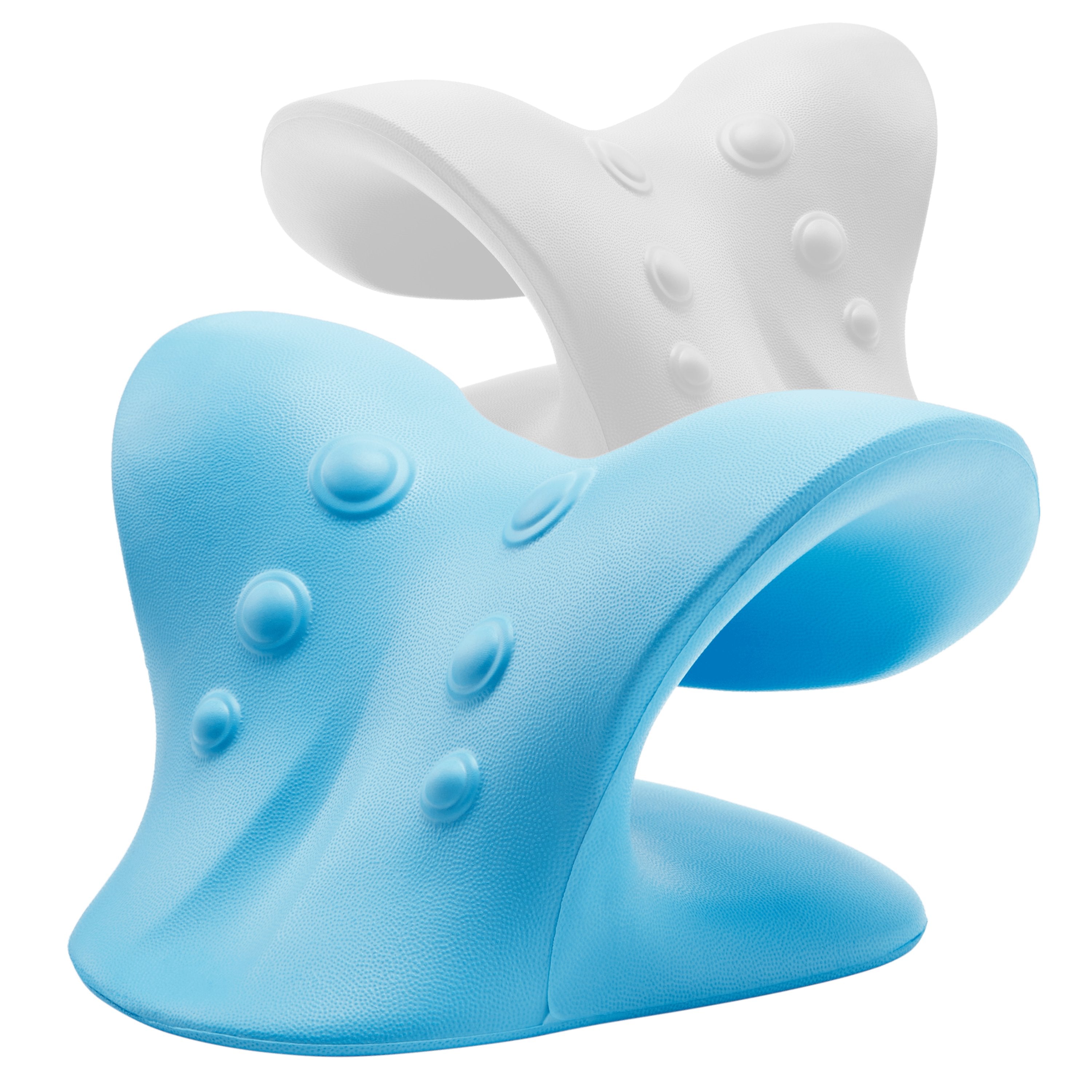 Vivid Green Nekstretcher- Massage kussen - Blauw