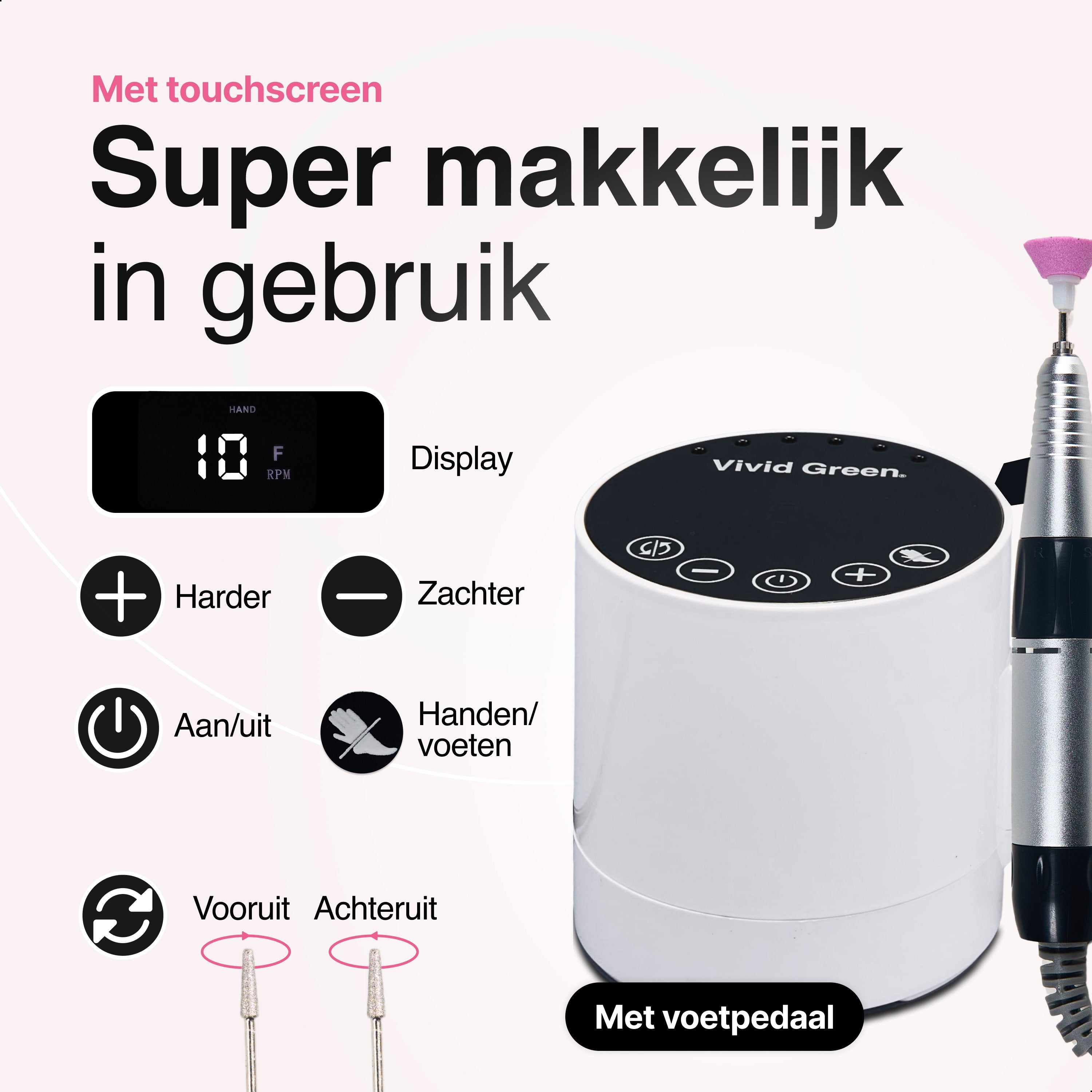 Elektrische Nagelvijl - Wit