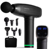 Vivid Green - Massage Gun met 6 Opzetstukken & Opbergcase - Professioneel - Sport en Relax Massage apparaat - Draadloos - Zwart