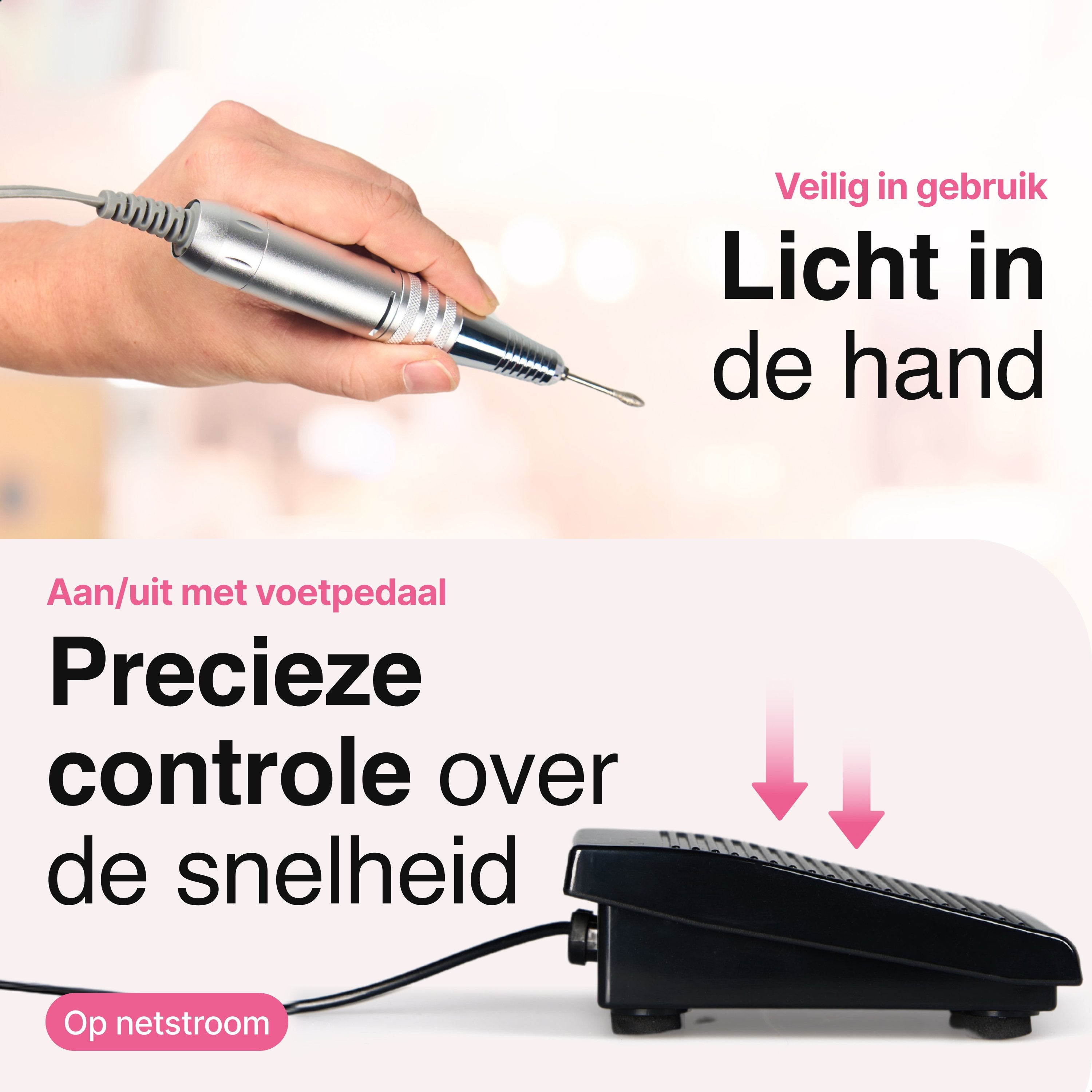 Elektrische Nagelvijl - Zwart