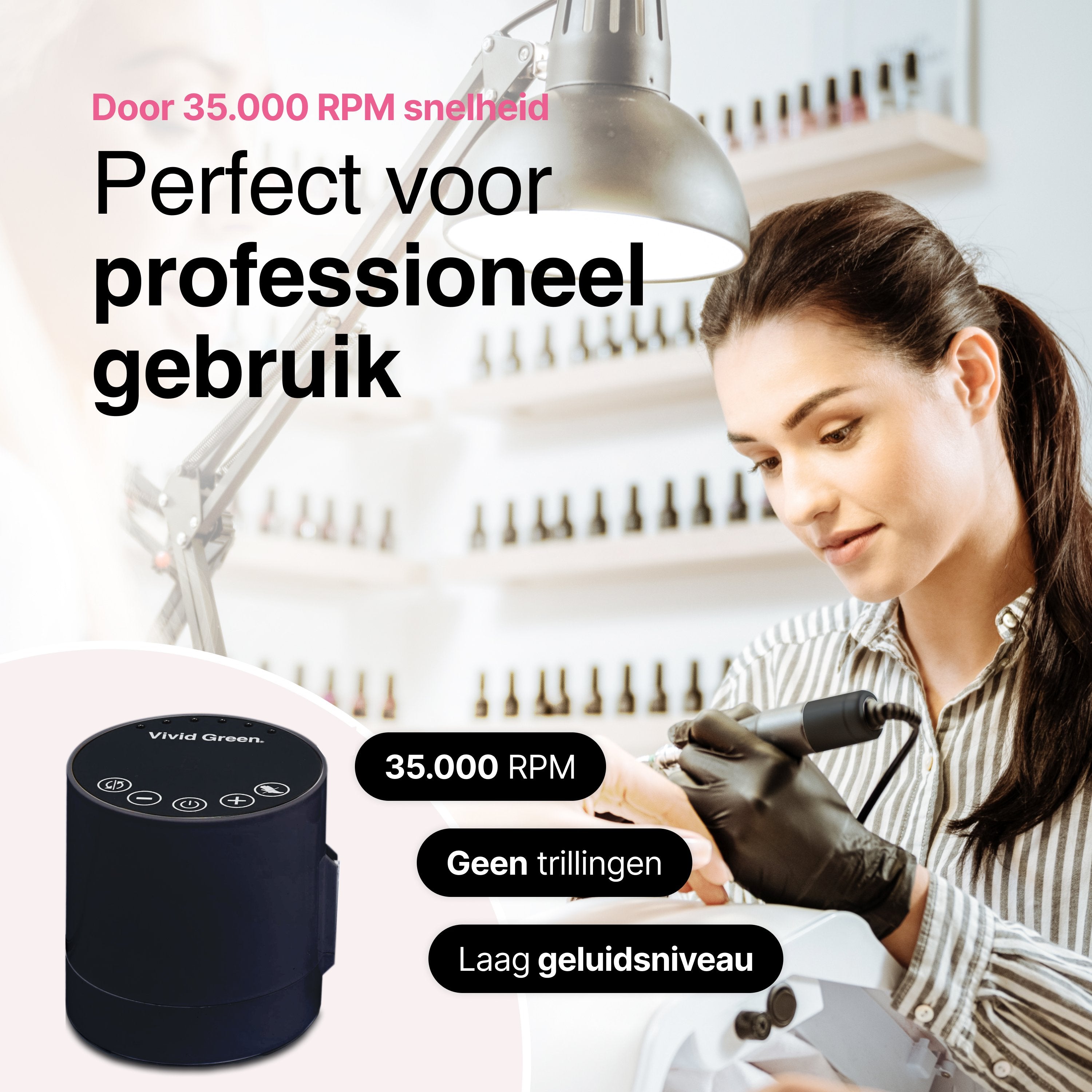 Elektrische Nagelvijl - Zwart