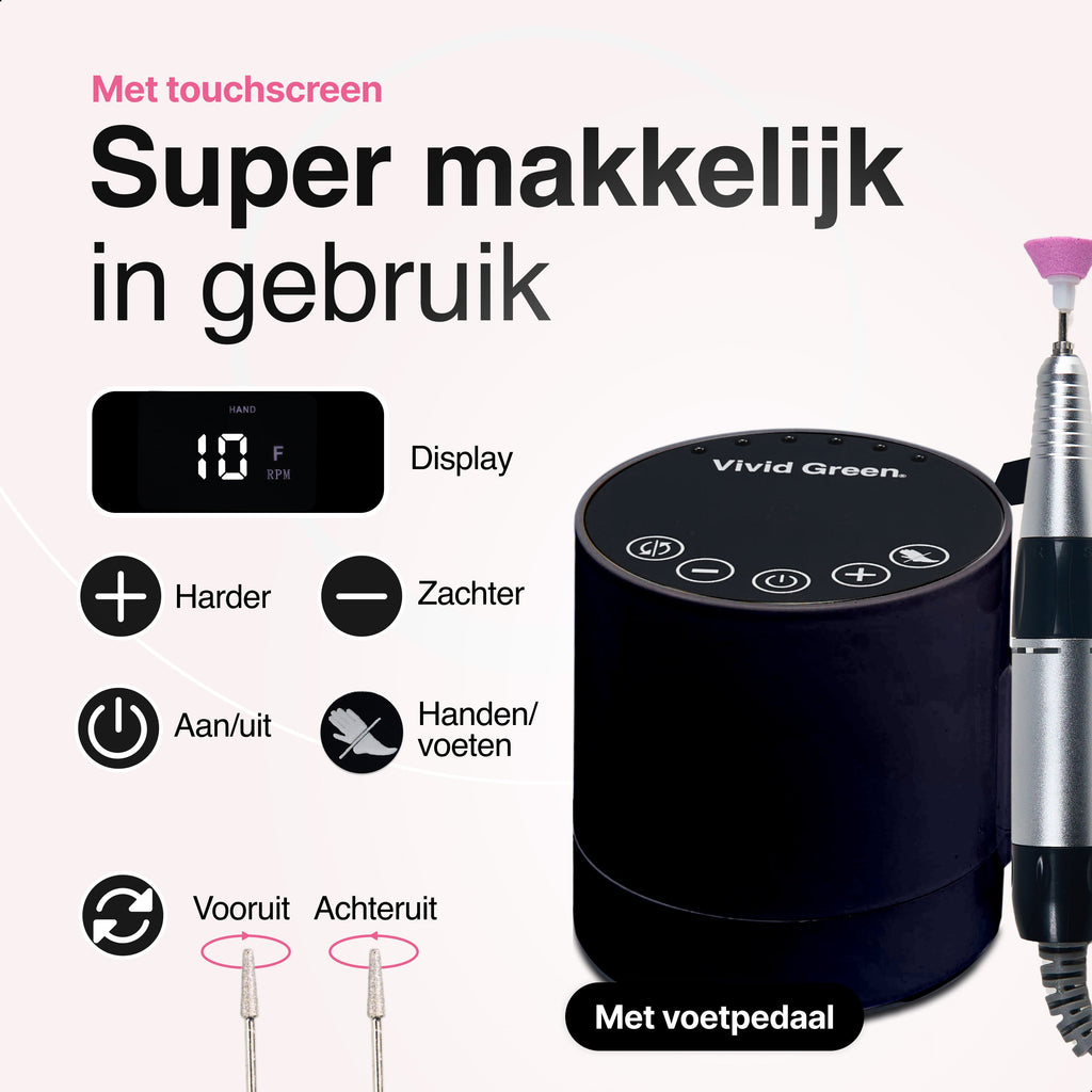 Elektrische Nagelvijl - Zwart