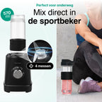 Vivid Green Blender 1000W Inclusief beker