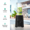 Smoothie Blender to go met 2x Beker 600ML – Maker - Zwart – Vivid Green