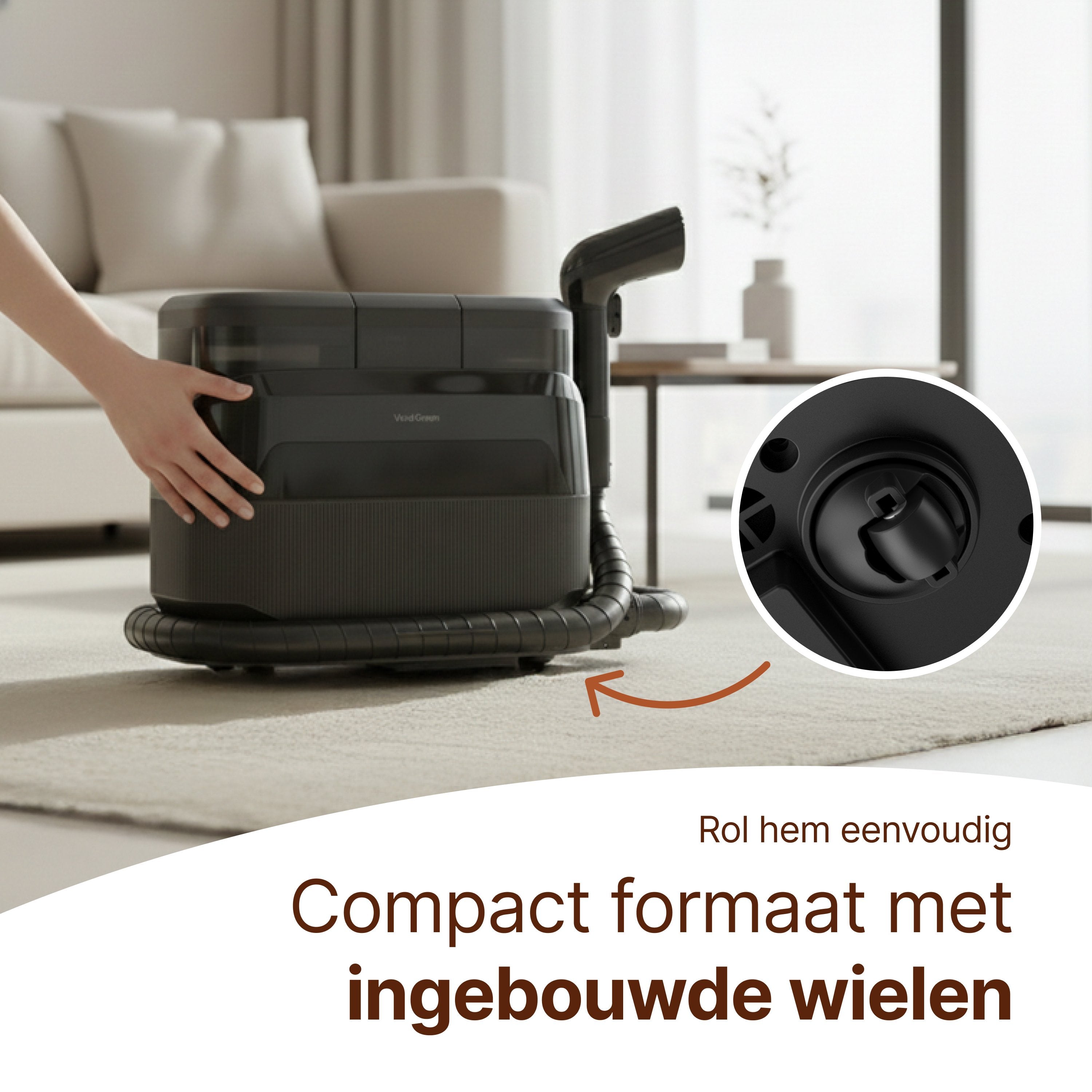 Vlekkenreiniger met Stoom