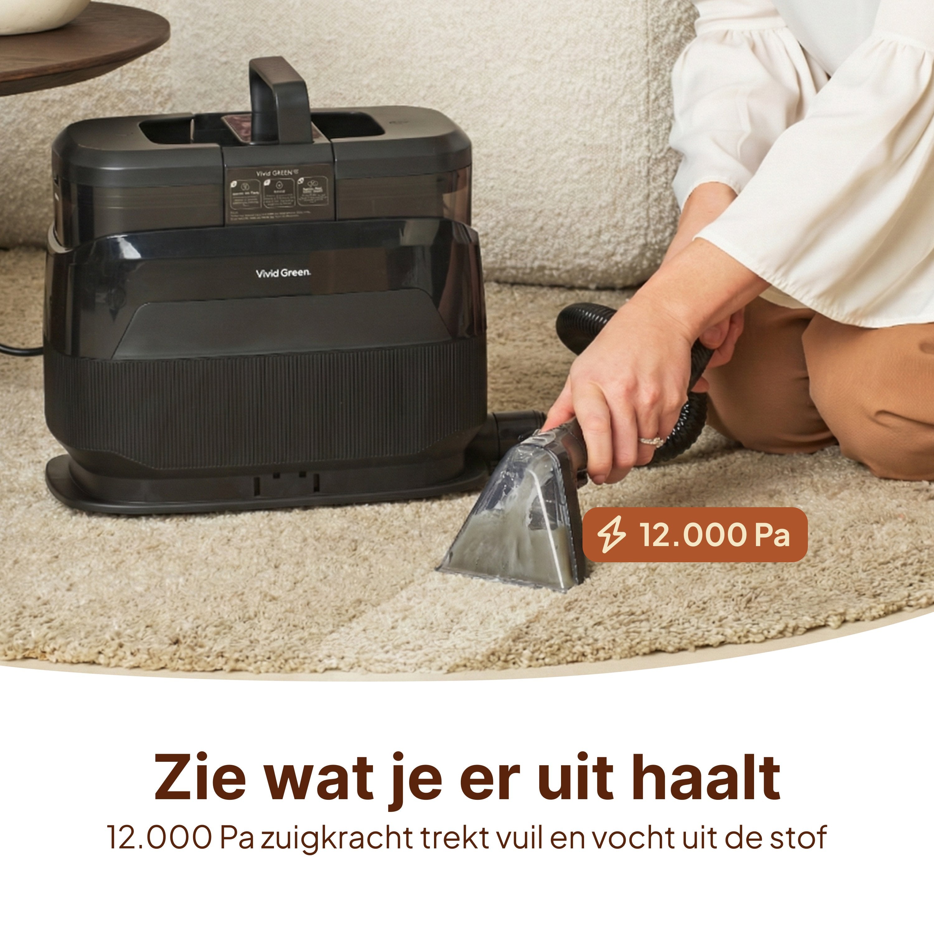 Vlekkenreiniger met Stoom