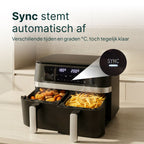 Vivid Green Dubbele Airfryer XXL