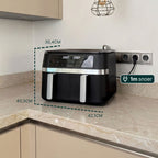 Vivid Green Dubbele Airfryer XXL